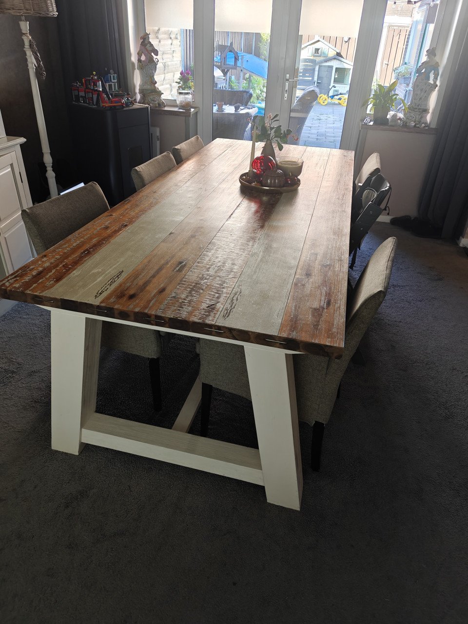 Landelijke eettafel