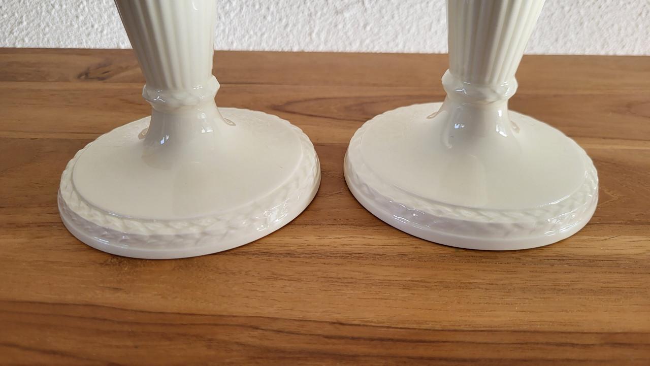 Set van 2 Wedgwood Edme kandelaars h 21 cm