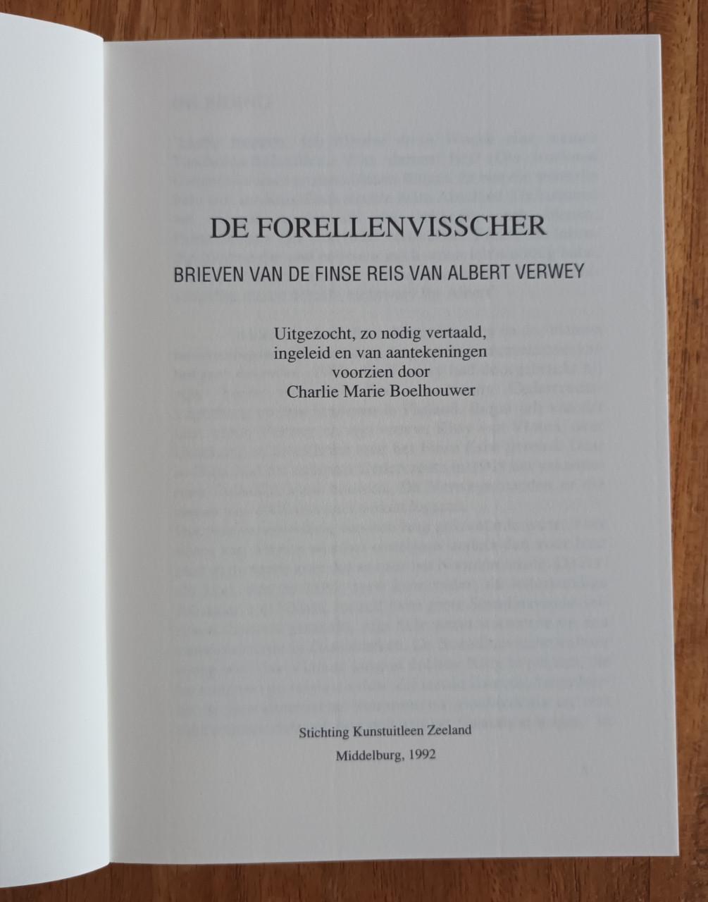 De Forellenvisscher, Albert Verwey, Zeeuwse slibreeks nr. 56