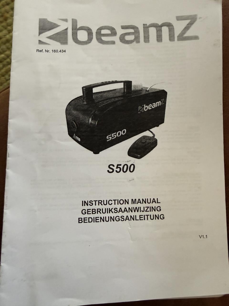 Rookmachine beamZ S500