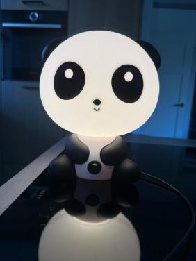 Leuke kinder tafel lamp panda