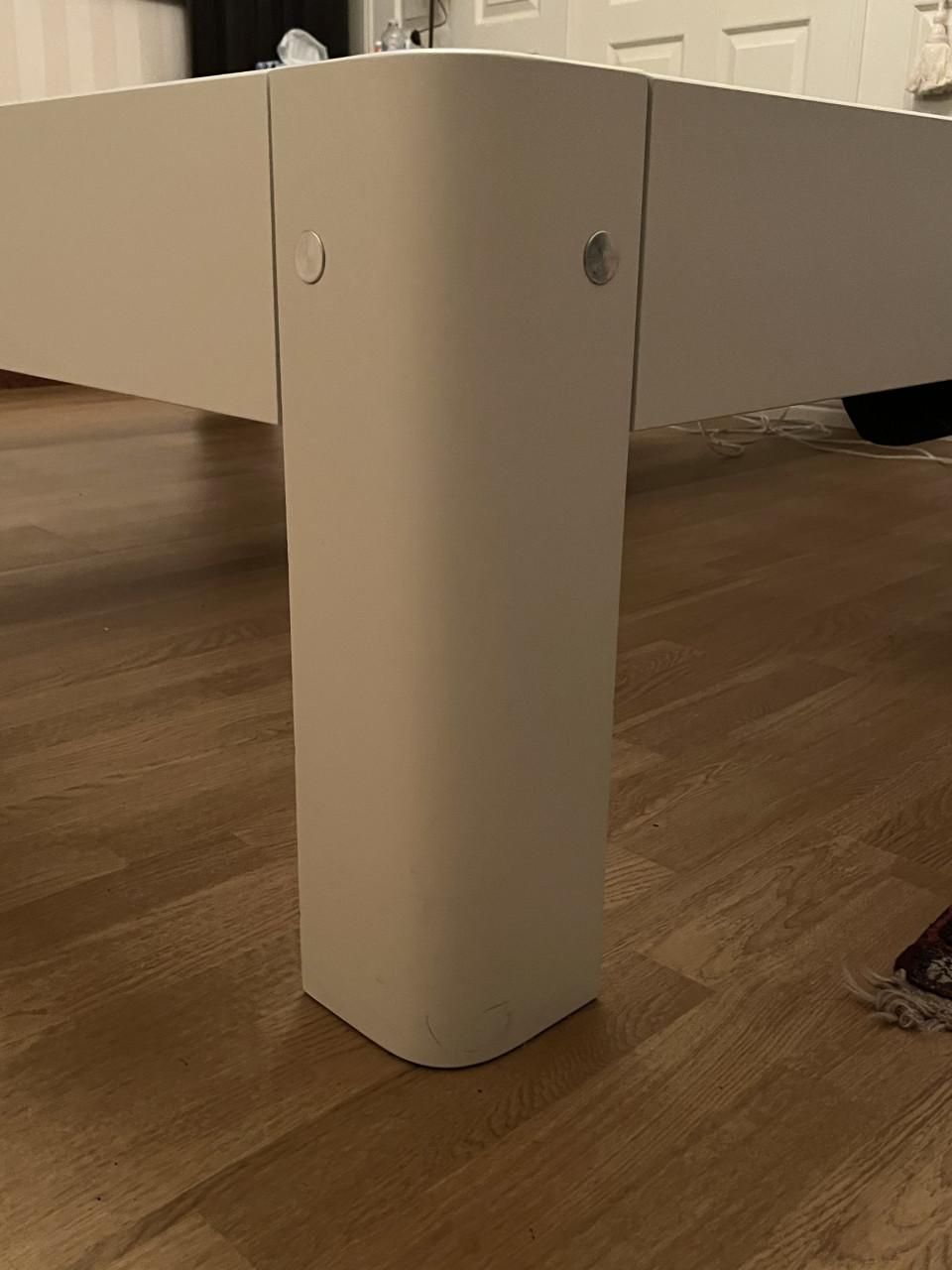 2 persoons ledikant Auping 90x210 spiraal met witte ombouw