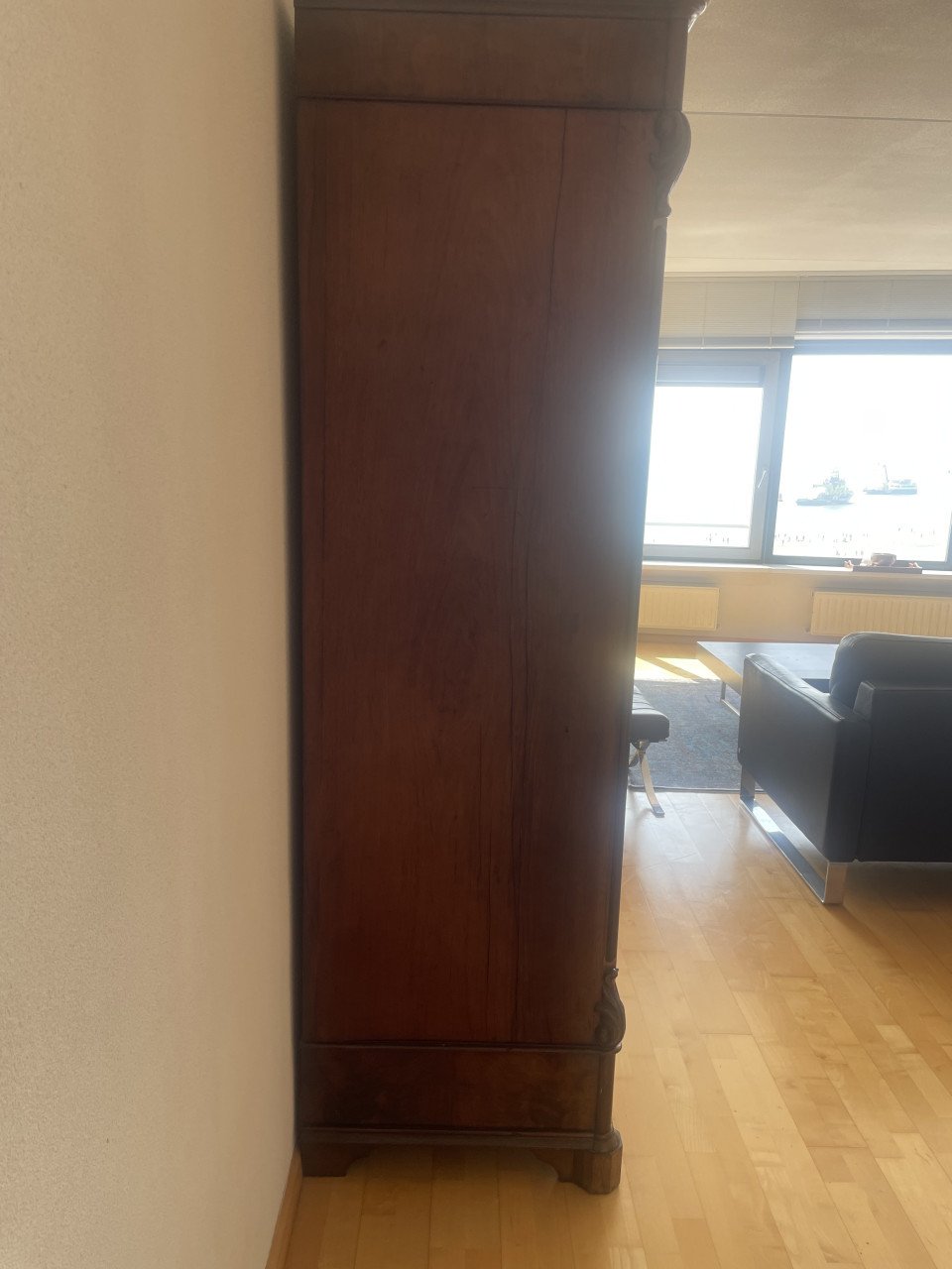 Eikenhouten kast vintage