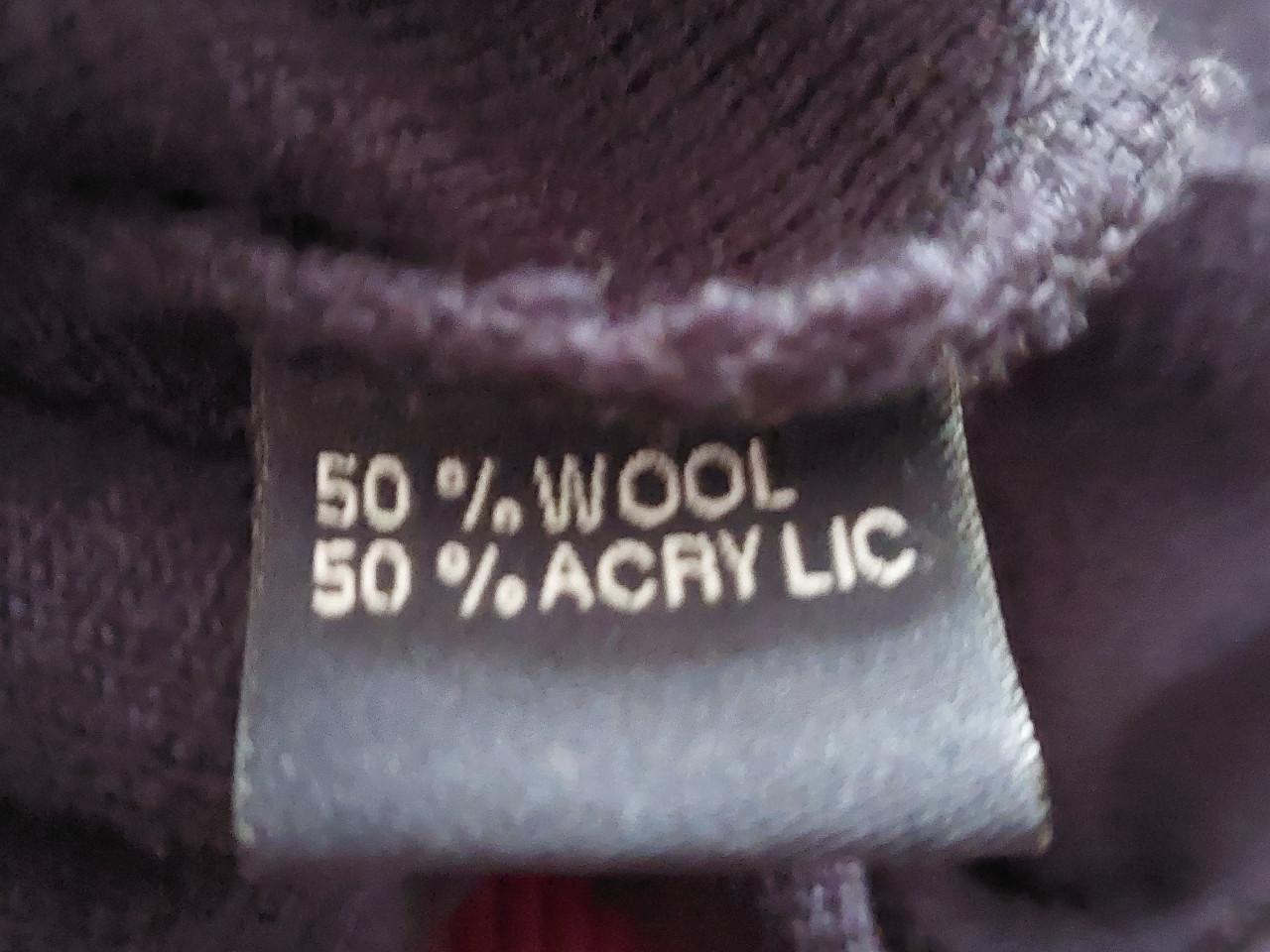 Warme N.L.F Yachting herentrui mt. XXL marine/bordeaux