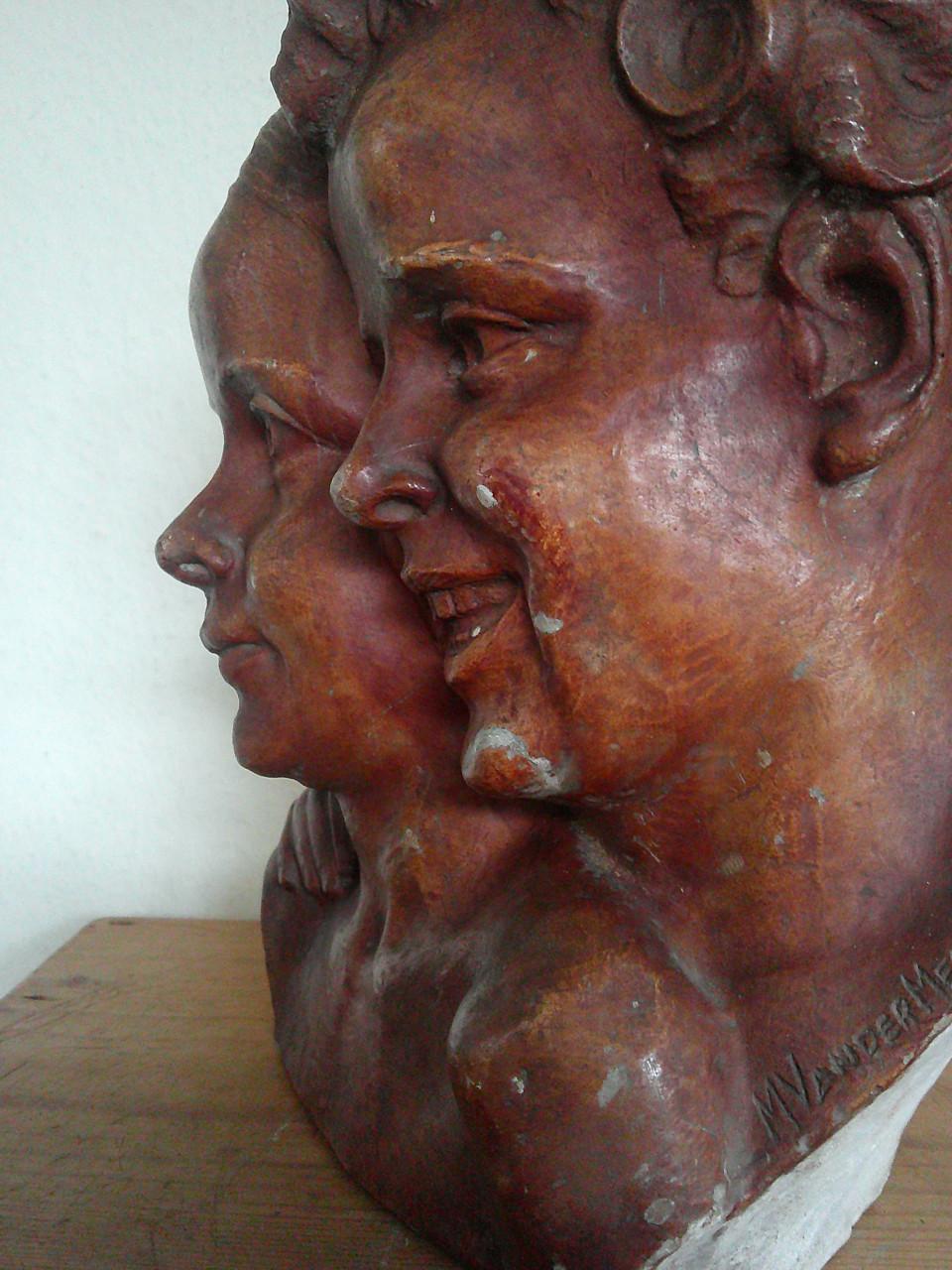 BROER EN ZUS,NOG EEN GESIGNEERDE MAURICE VAN DER MEEREN