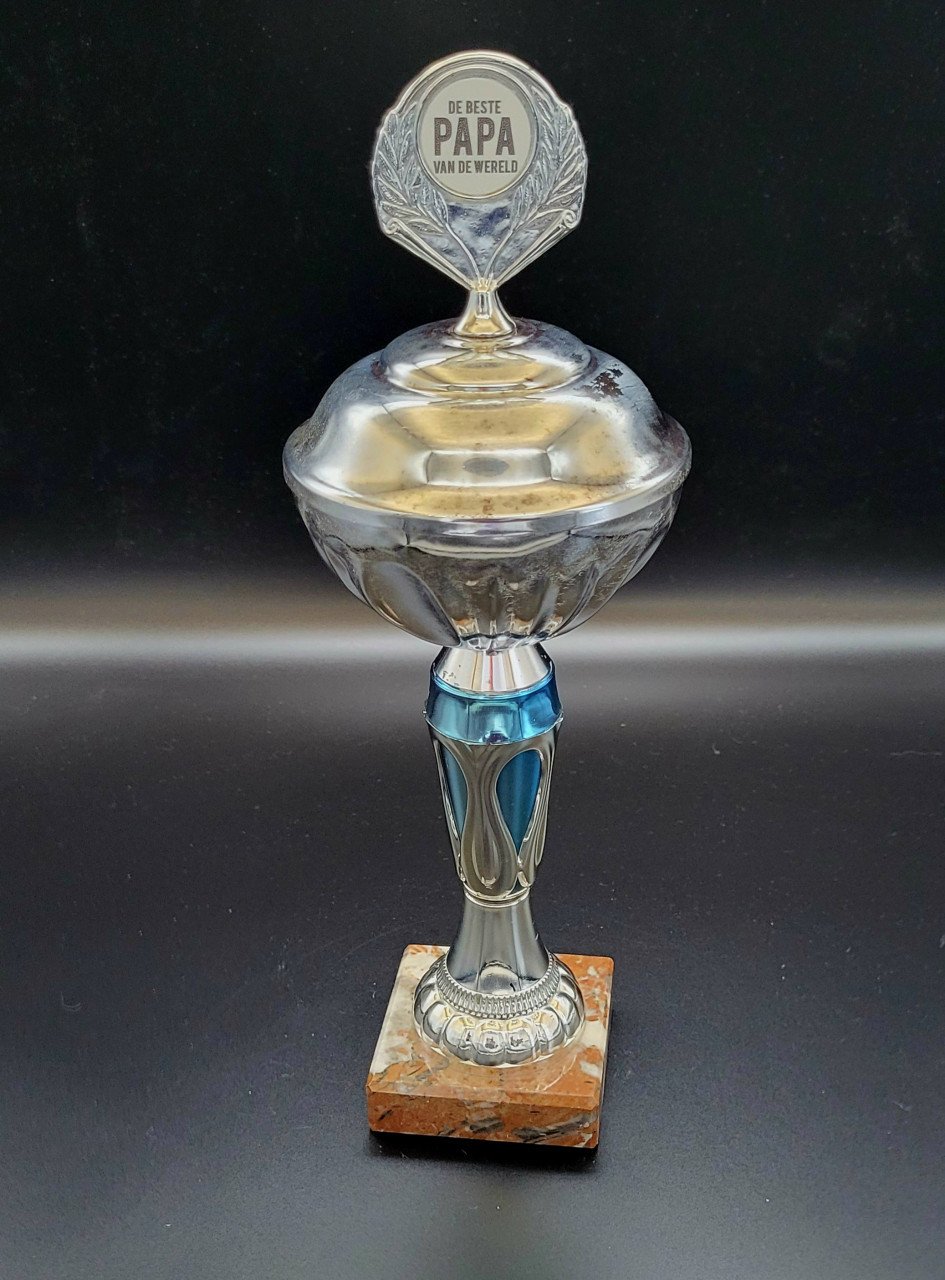Mooi origineel vaderdag cadeau: De beste PAPA van de wereld Trofee