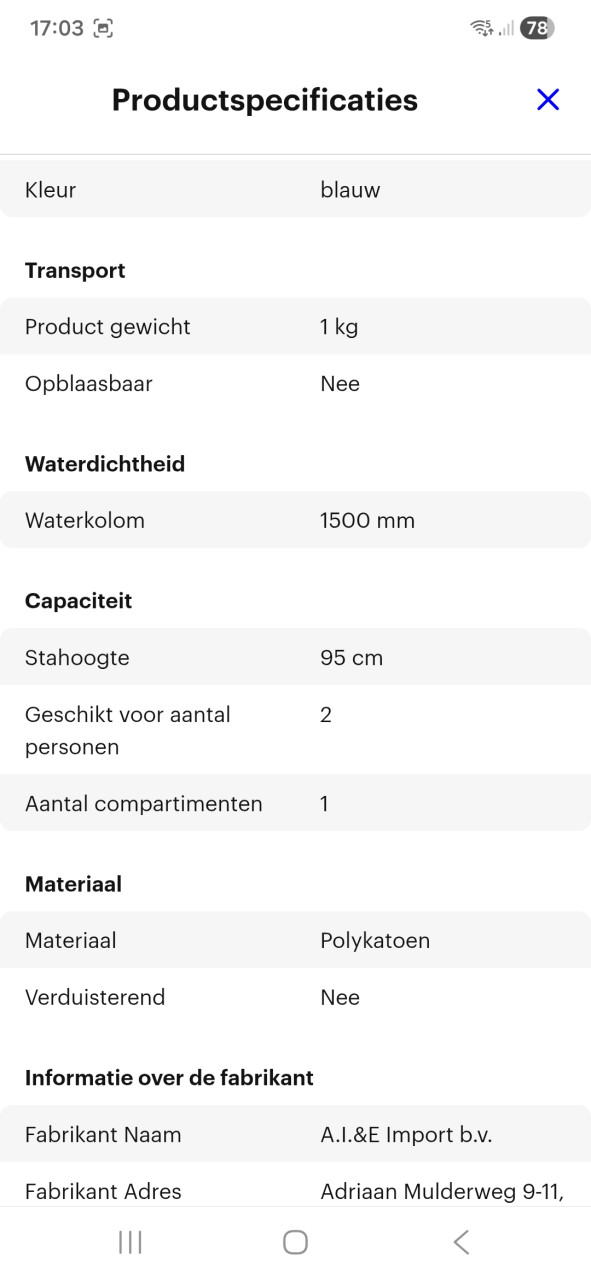 Pop up tentje