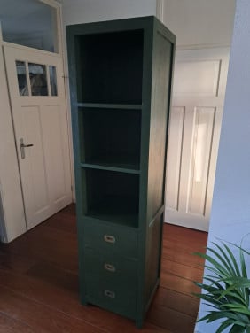 Kast met 3 lades (groen)