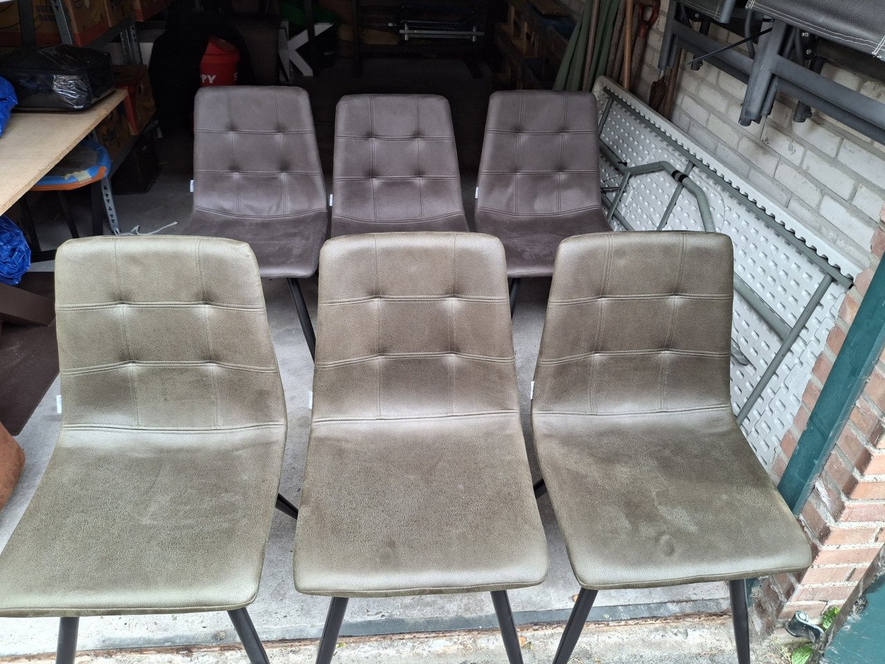 Eetkamerstoelen 6 stuks