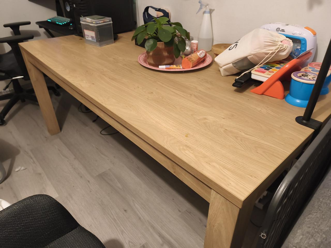 Tafel 180x90 licht gekleurde