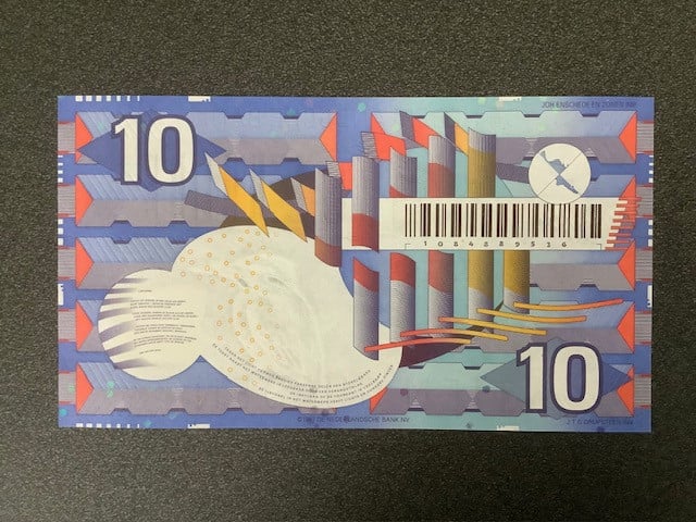 Nederland , 10 gulden 1997 IJsvogel UNC.