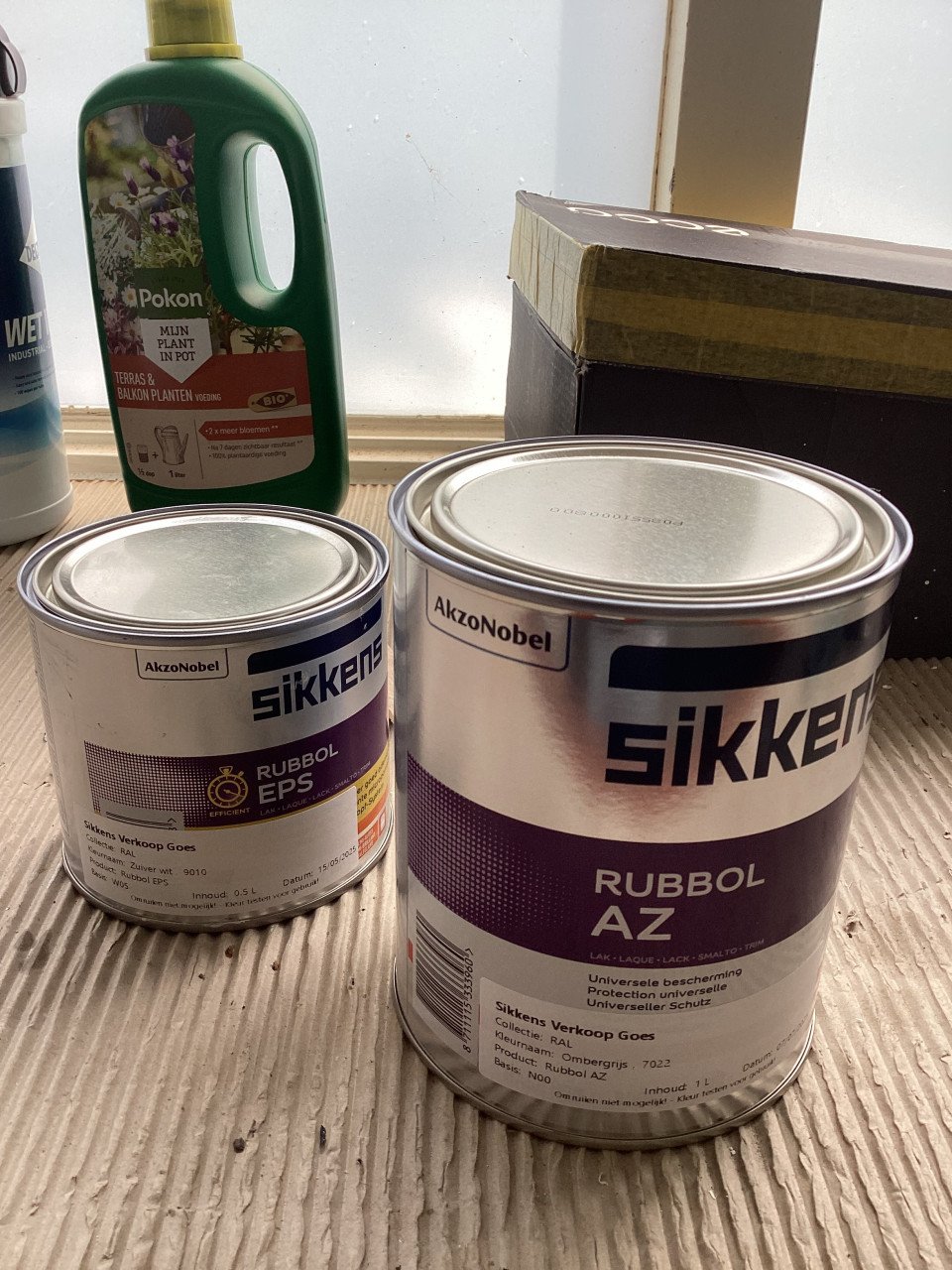 3x1L Sikkens ral 7022 mooi ombergrijs €75