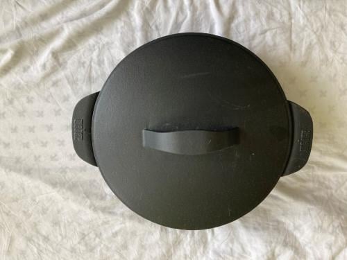 Gietijzeren pan Weber