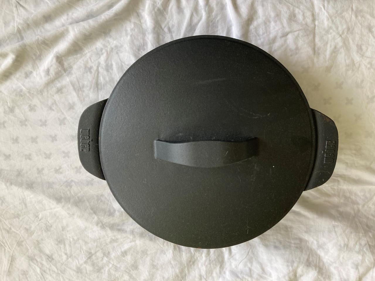 Gietijzeren pan Weber