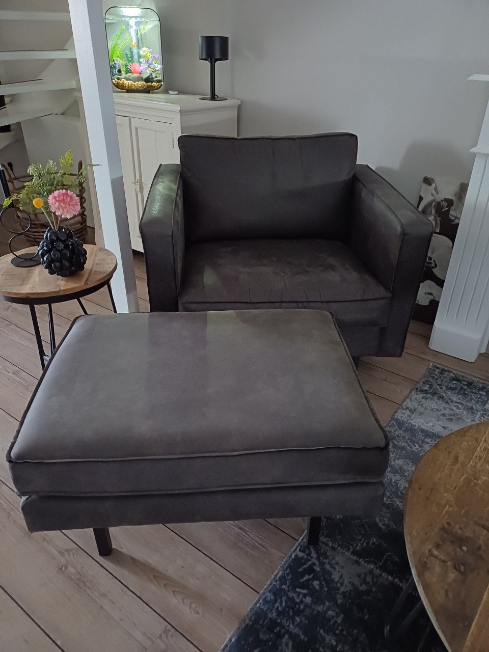 Loveseat met hocker