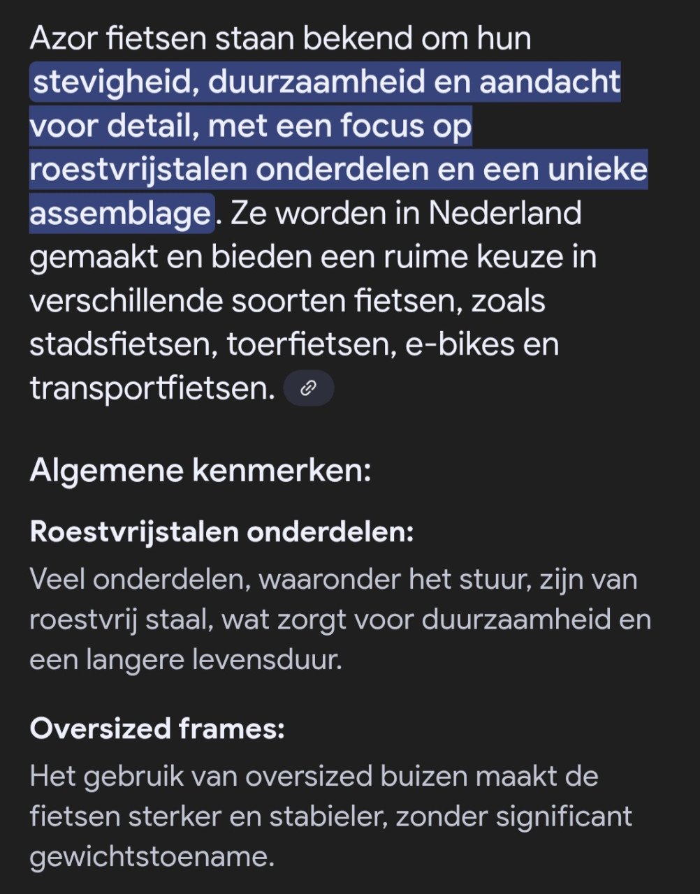 Azor stalen oma fiets