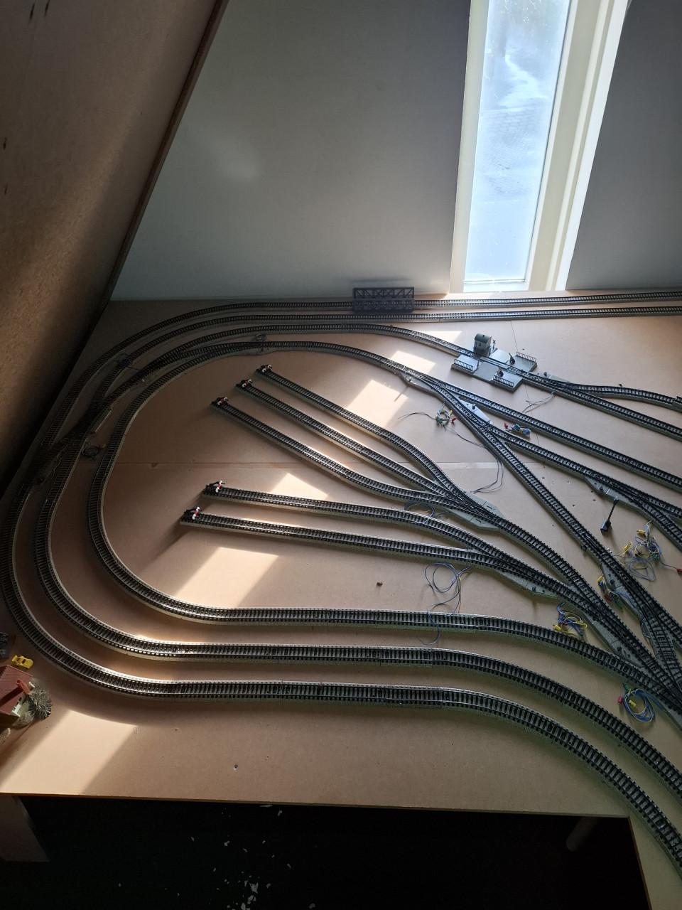 Complete Marklin-HO treinbaan - Analoog