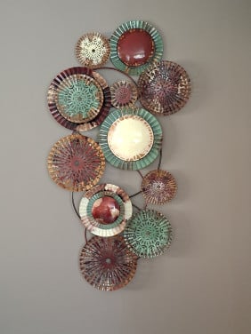 Wanddecoratie metaal
