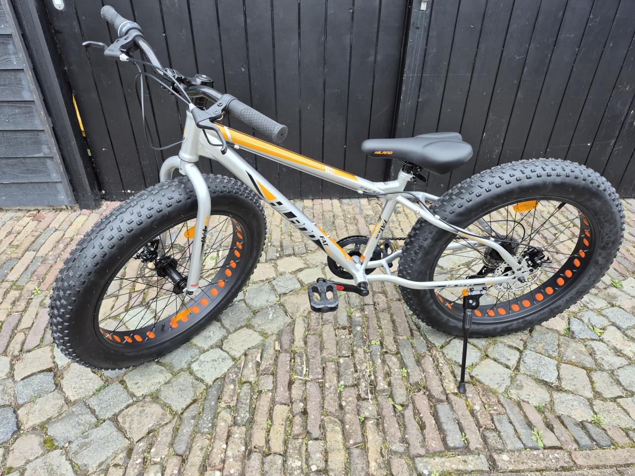 Fiets met dikke banden