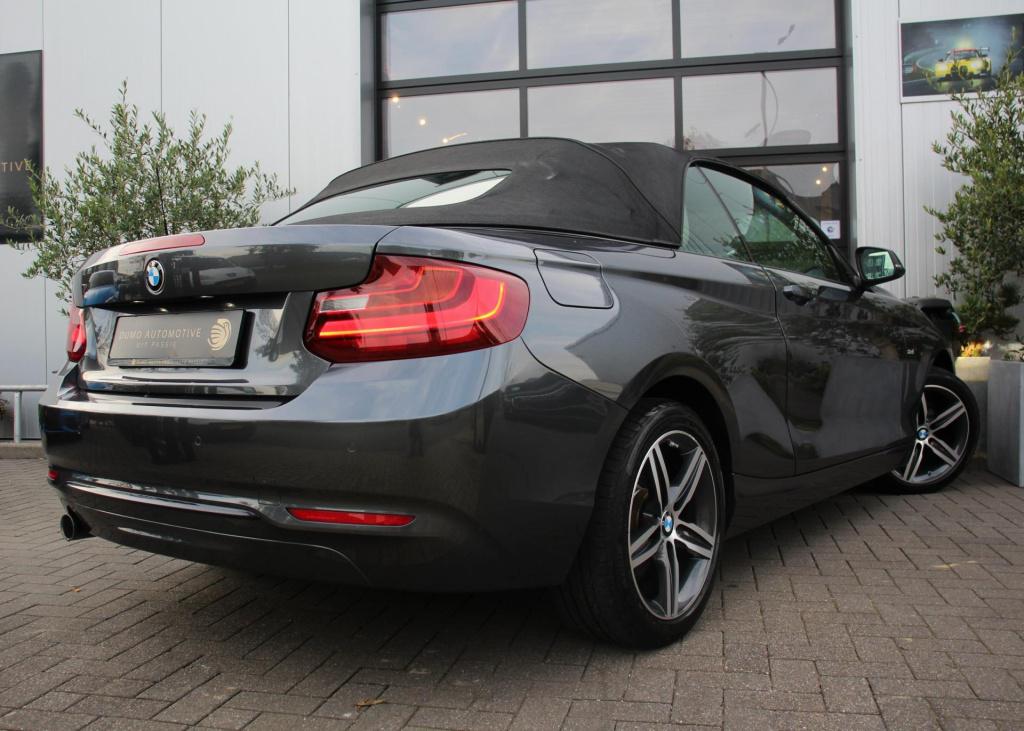 BMW 2-serie cabrio 218i sportline - leder - navi - led - pdc - stoel verw -