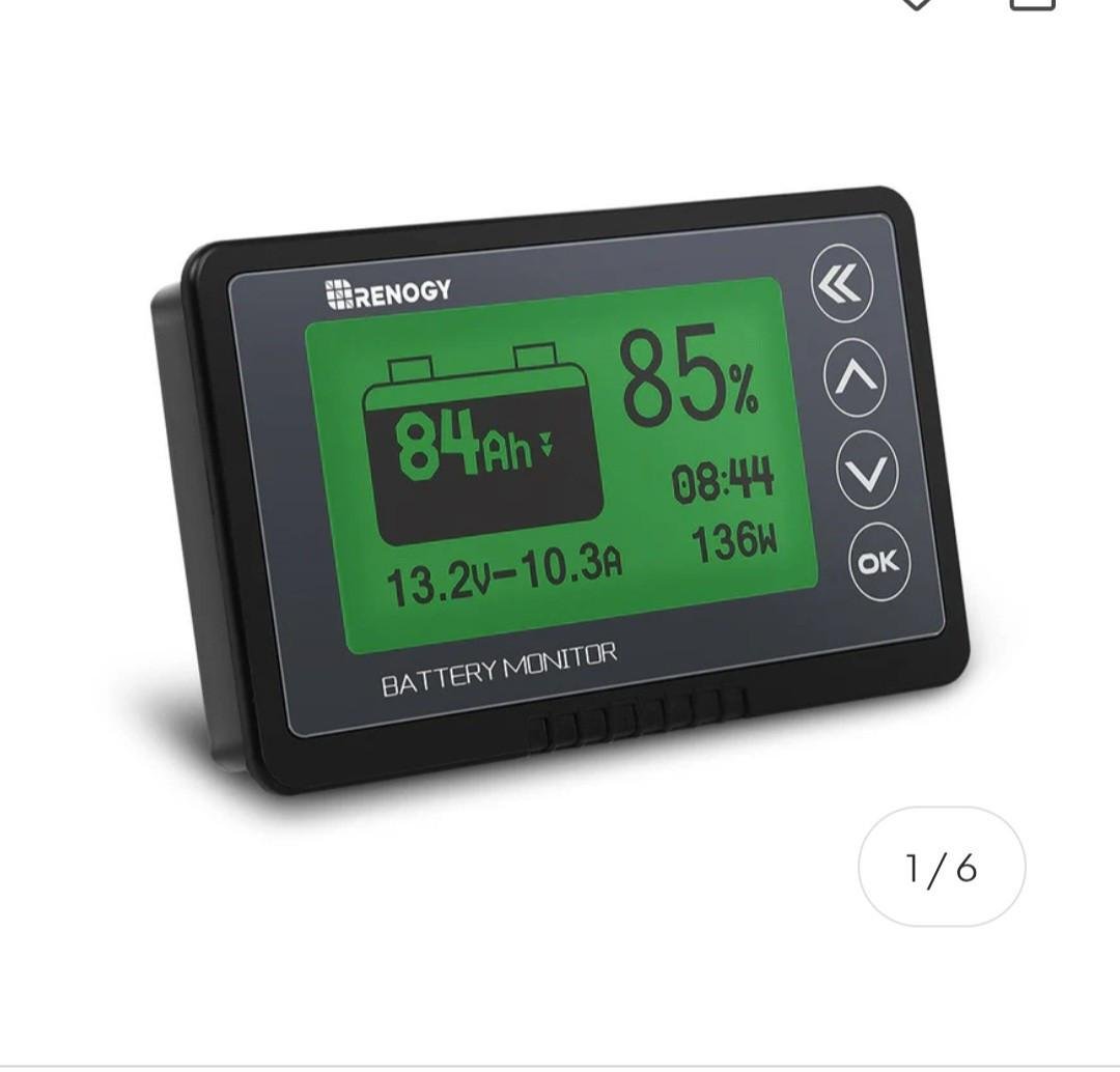 Renogy battery monitor met shunt