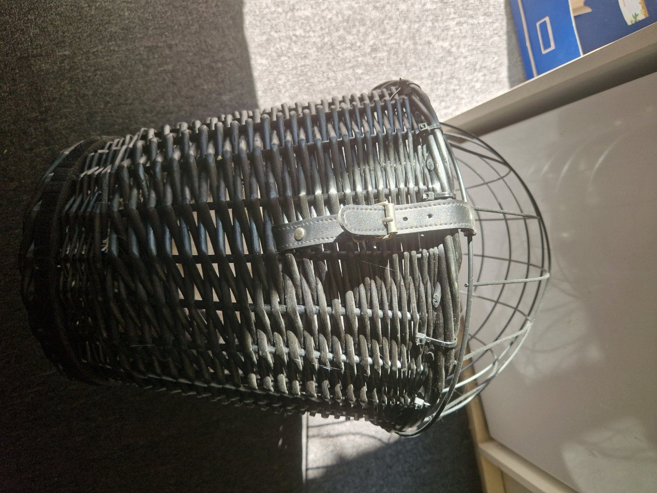 Hondenmand voor achterop de fiets