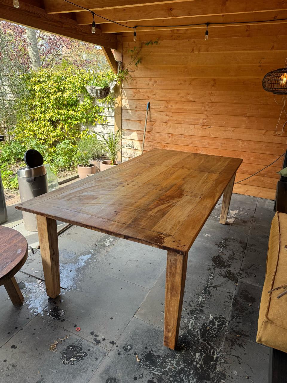 Tafel van teak
