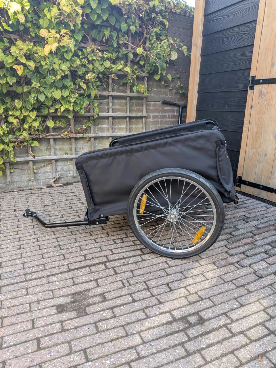 Fietskar met afdekhoes