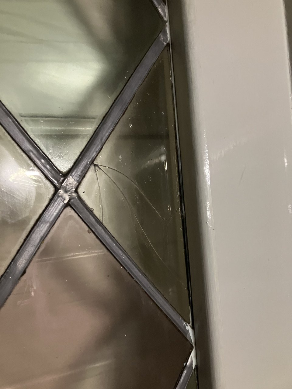 Glas in lood deuren