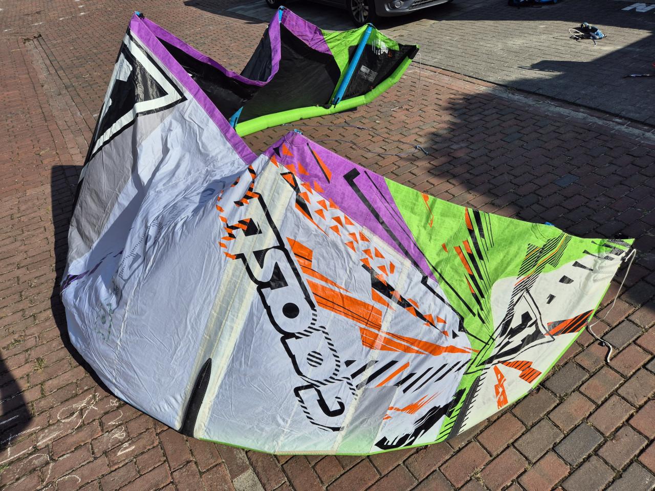 Kite set GA 7/9/11 m2 + bar + pomp