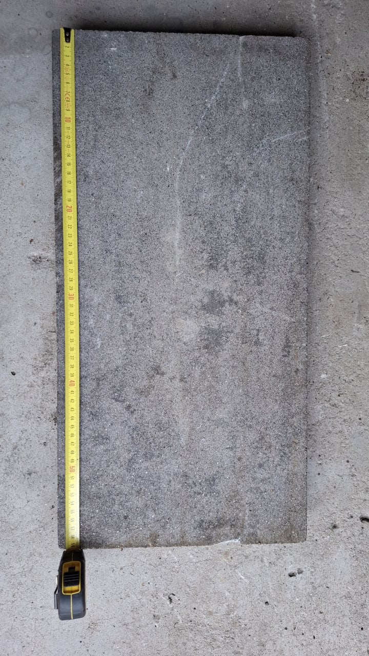 Tegels antraciet 60 x 30 cm (14 m²)