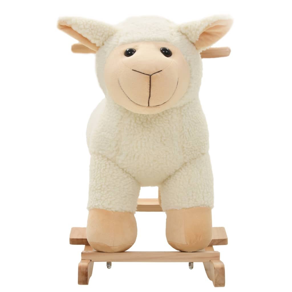 Hobbeldier schaap 78x34x58 cm pluche wit casaxl