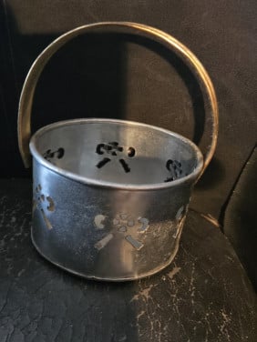 Aluminium mandje 6.5x10 cm