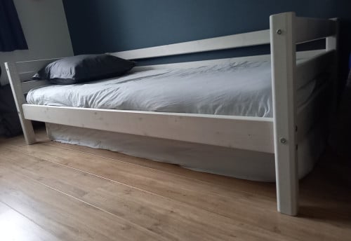 Flexa bed als laag bed en halfhoogslaper te gebruiken