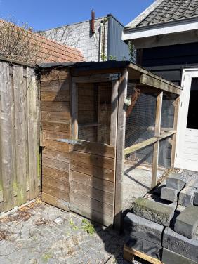 Volière/kippenren gratis afhalen