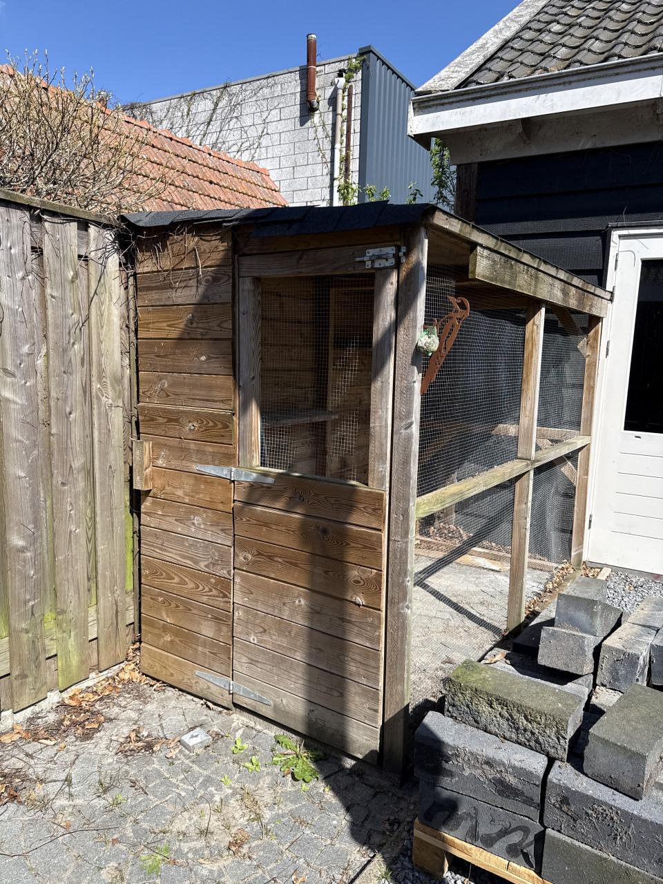 Volière/kippenren gratis afhalen