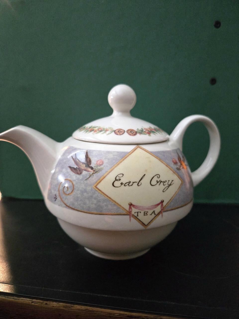 "Tea for One" porseleinen theeset ,Nieuw,