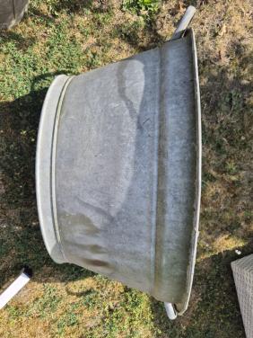 Zinken tuin bakken