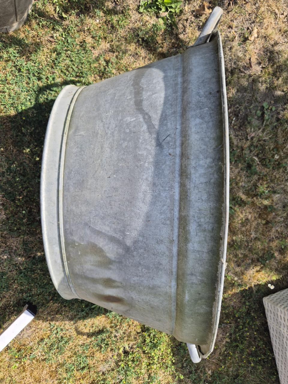 Zinken tuin bakken