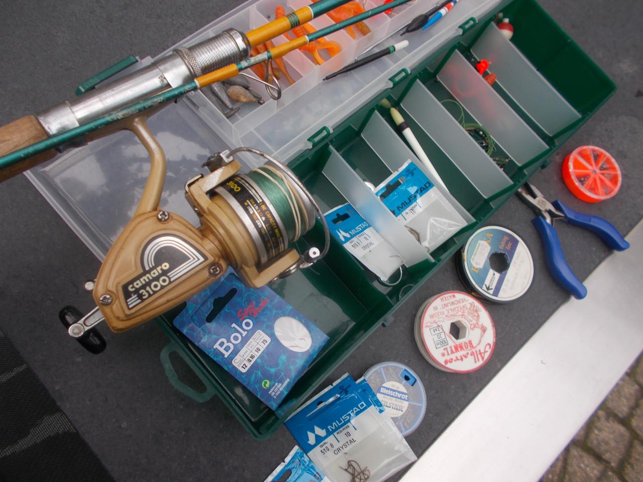 Complete binnenwater hengelset met nieuw gevuld viskoffertje