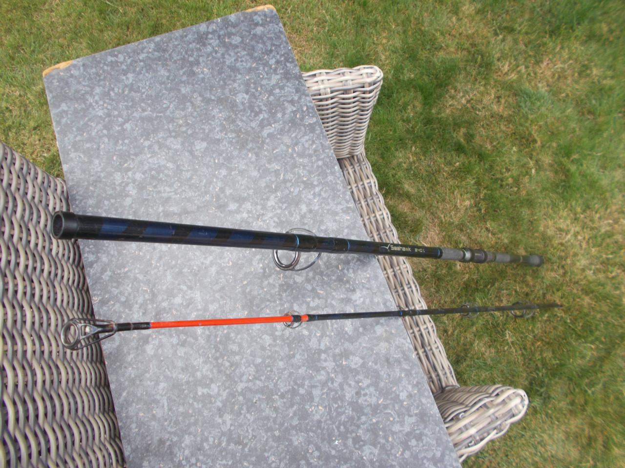 SEA HAWK 240 L tweedelige boothengel , lengte 240 cm w.g. tot 150 gr