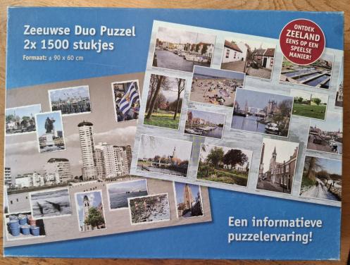Zeeuwse Duo Legpuzzel, 2 x 1.500 st. Formaat ca 90 x 60cm