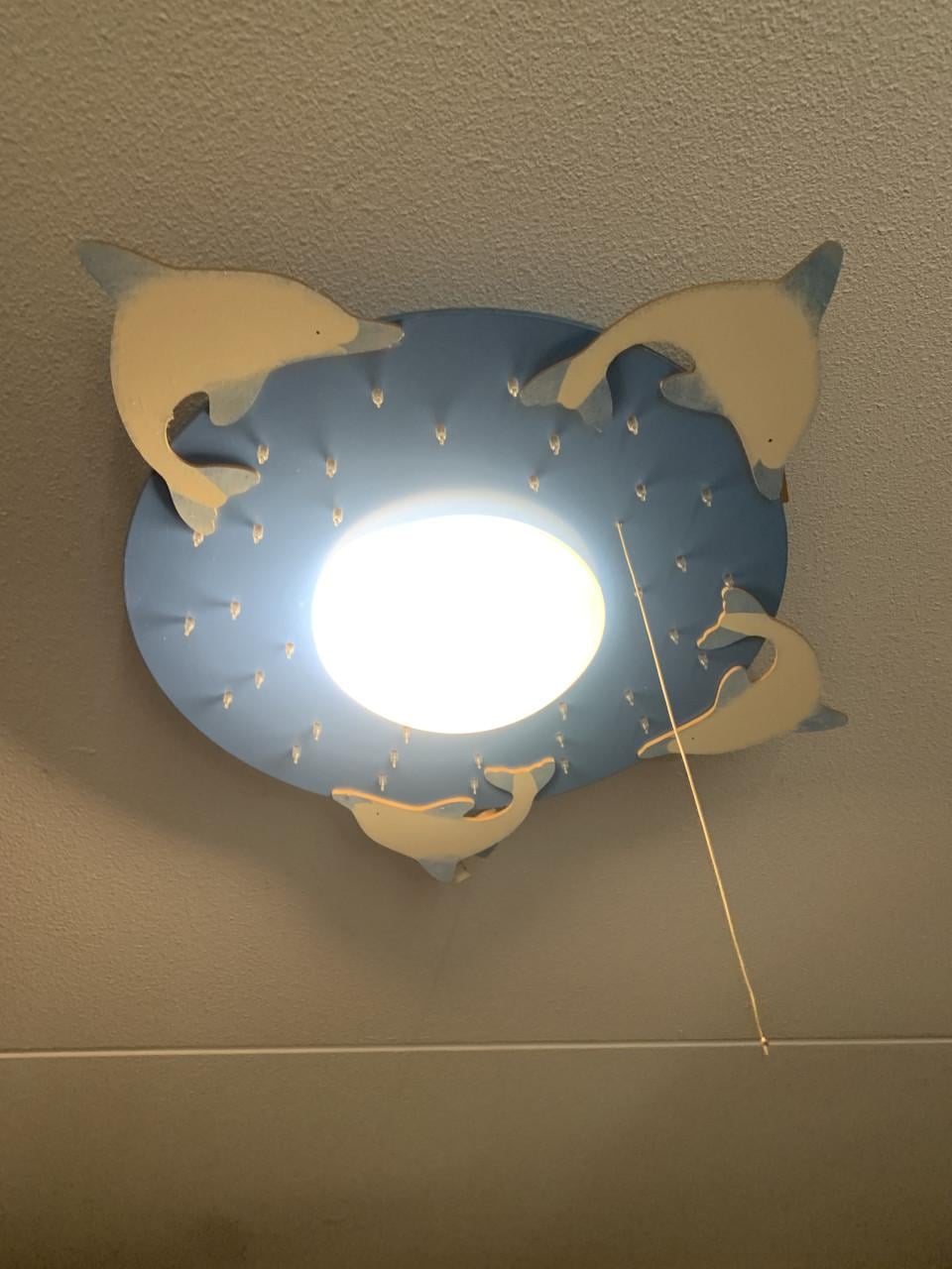 Gratis plafonlamp (kinderkamer met zee thema)