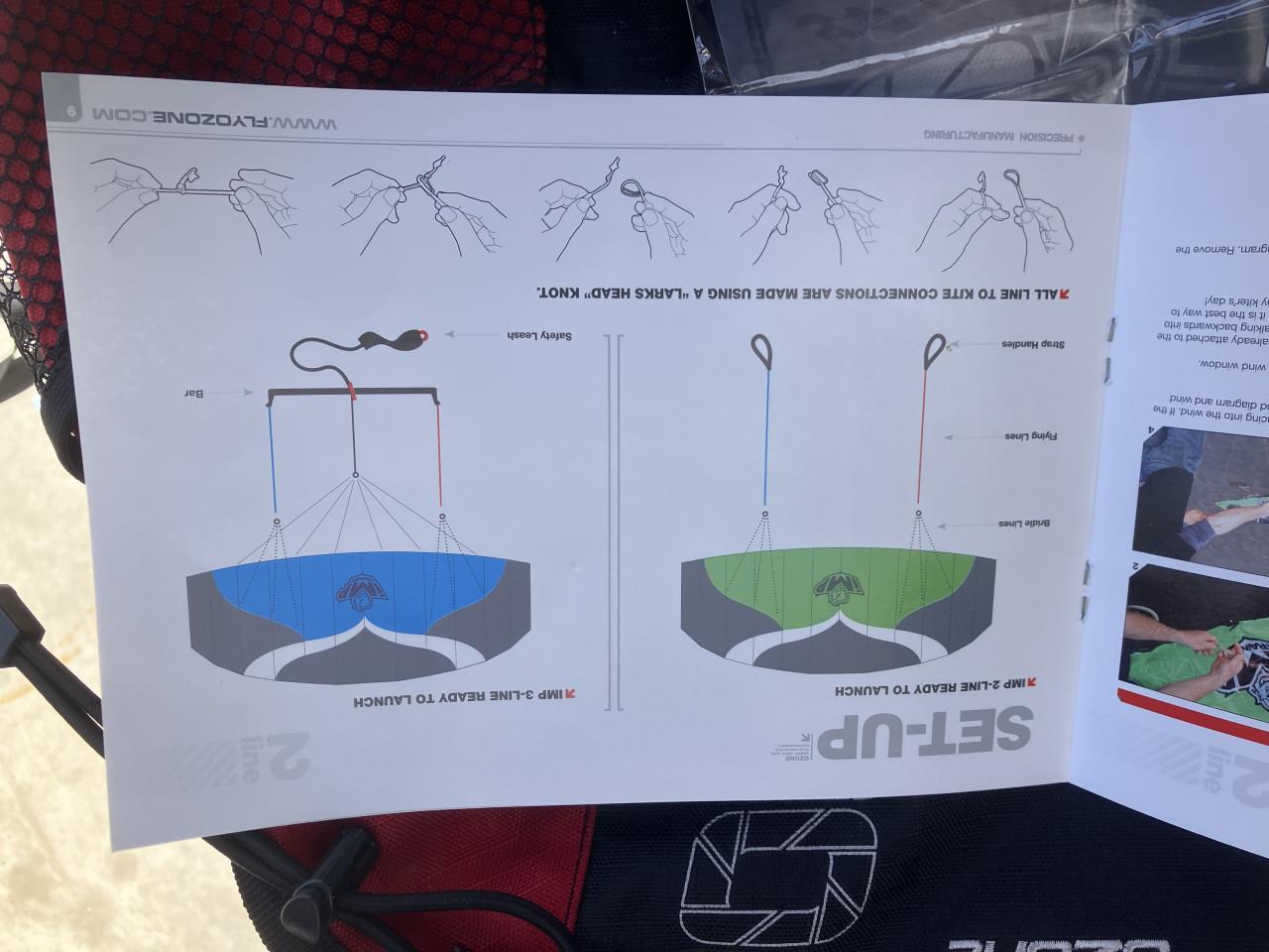 Ozone 3.0 powerkite 2 lijns bestuurbare vlieger als nieuw