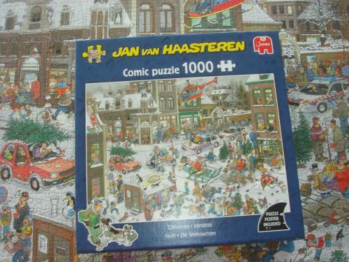 Te koop Complete Jan van Haasteren puzzel Kerstmis 1000 stukjes