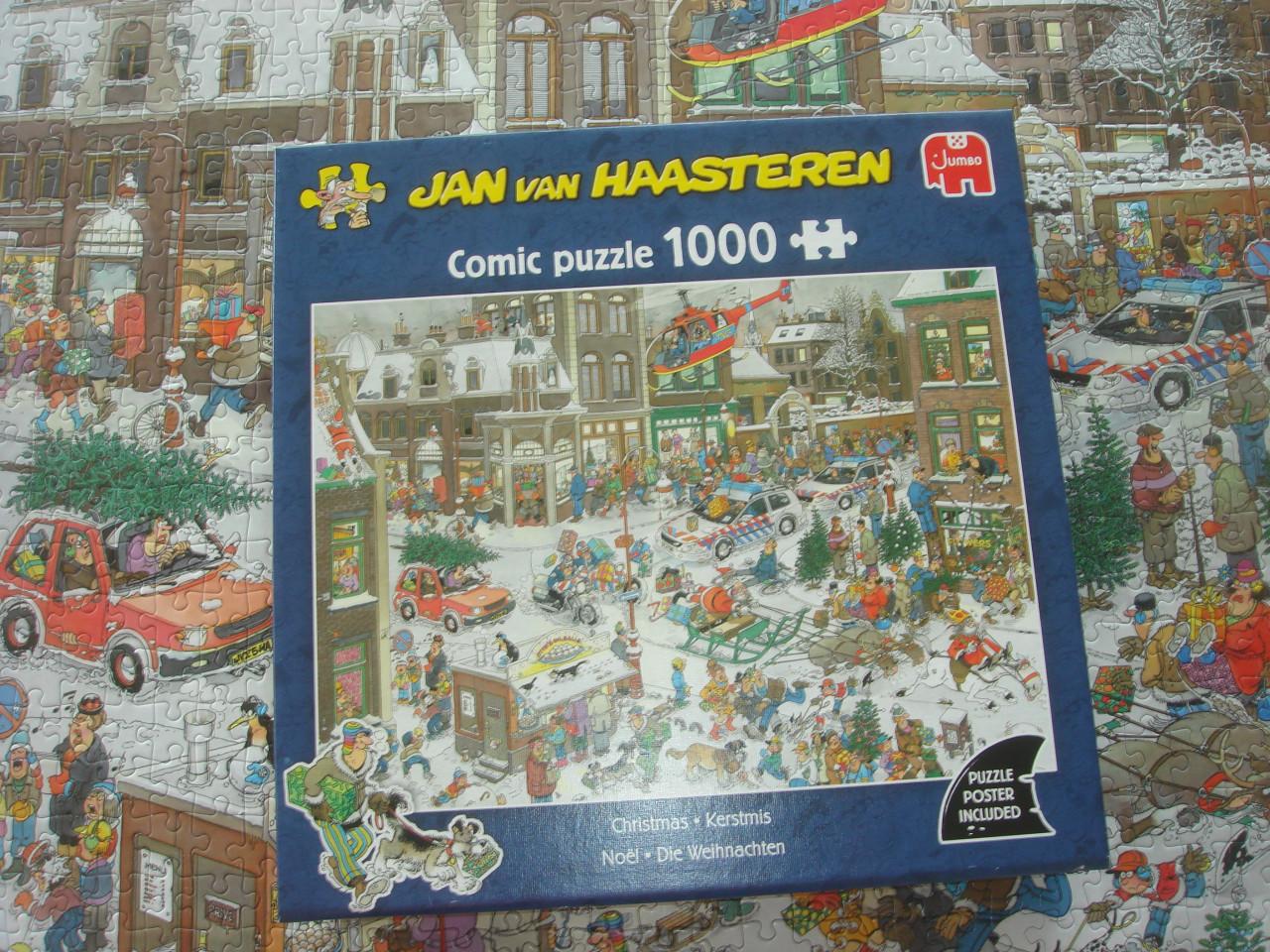 Te koop Complete Jan van Haasteren puzzel Kerstmis 1000 stukjes