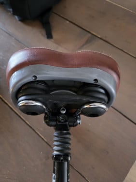 Fietszadel breed 2x