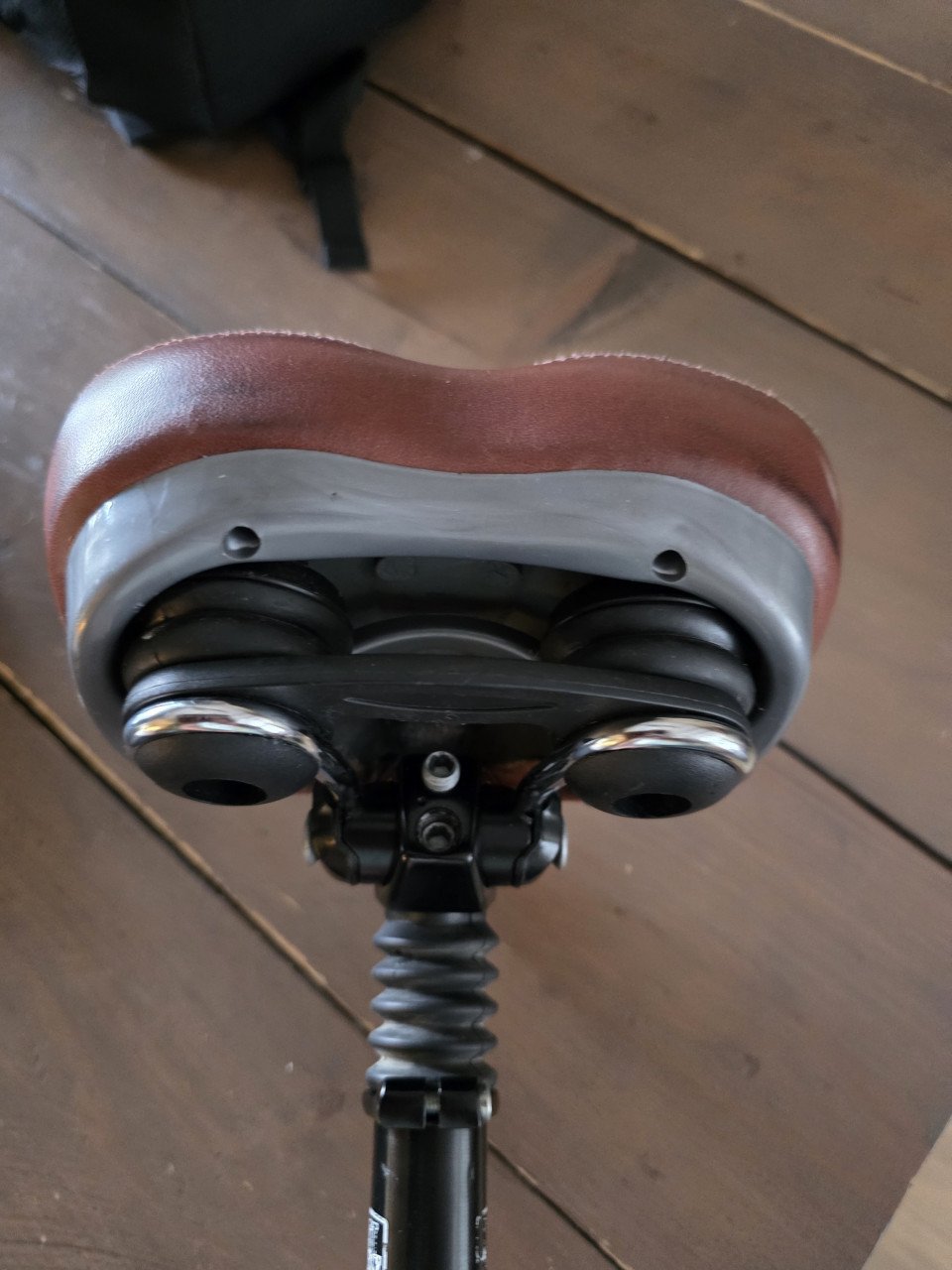 Fietszadel breed 2x