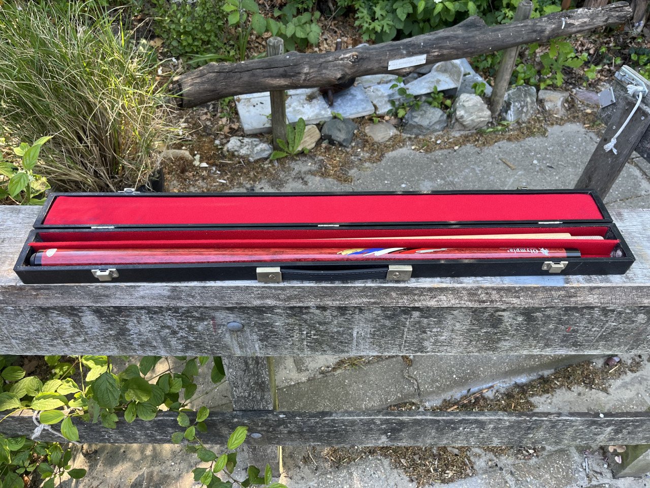 Biljart keu Merk Olympia met koffer 2 stuks