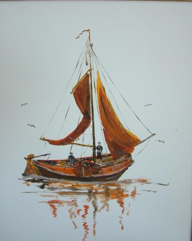 Oude visserij zeilers hengst -botter -hoogaars   vele schilderijen